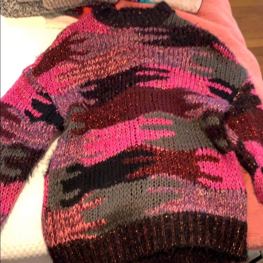 Camo sweater